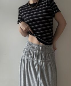 Mo牌三層幼橡筋布裙