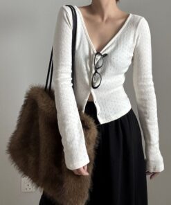 小通花排鈕上衣