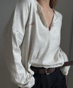 VO牌刺繡字短薄t